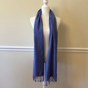 Kenneth Cole Light Blue Pashmina Silk Blend Scarf Wrap